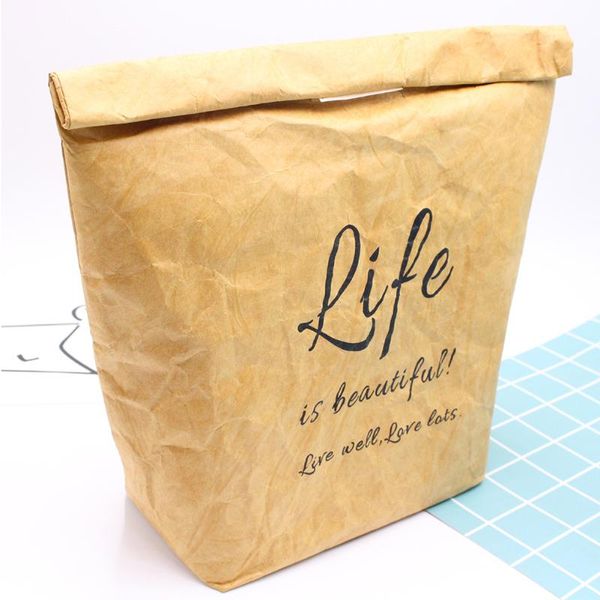office large capacity portable leakproof reusable foldable lunch bag fresh keeping brown paper thermal insulation container, Blue;pink
office large capacity portable leakproof reusable foldable lunch bag fresh keeping brown paper thermal insulation container, Blue;pink