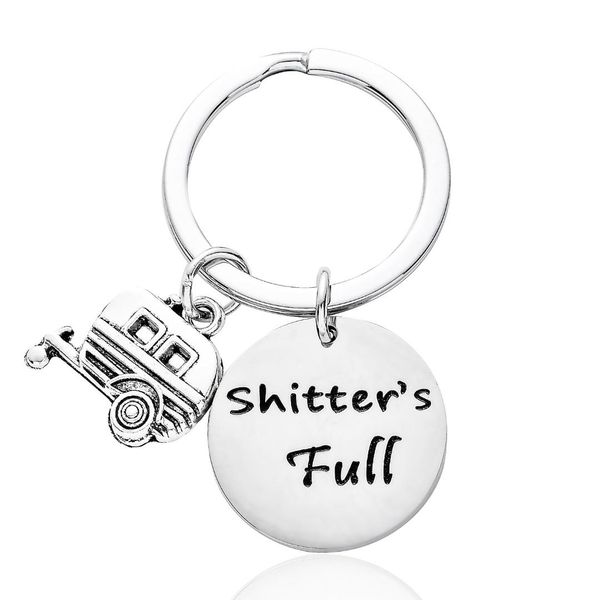 12pc/lot stainless steel shitter's full keychain happy camper rv keyring camping key chain trailer vacation jewelry women men, Silver
12pc/lot stainless steel shitter's full keychain happy camper rv keyring camping key chain trailer vacation jewelry women men, Silver