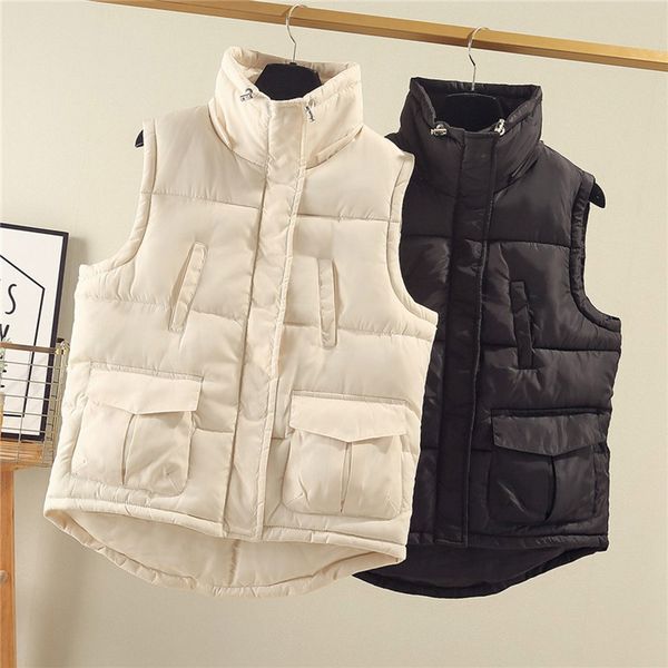 plaid printed women winter vests 2019 fashion short vest women lady's winter sleeveless warm plaid printed pockets coat jackets, Black;white
plaid printed women winter vests 2019 fashion short vest women lady's winter sleeveless warm plaid printed pockets coat jackets, Black;white