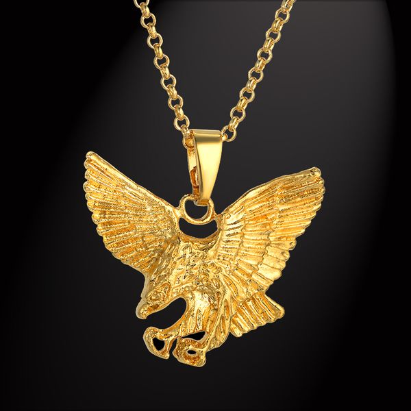 pendant necklaces men's women's eagle gold necklace punk rock wholesale drop animal jewelry, Silver
pendant necklaces men's women's eagle gold necklace punk rock wholesale drop animal jewelry, Silver