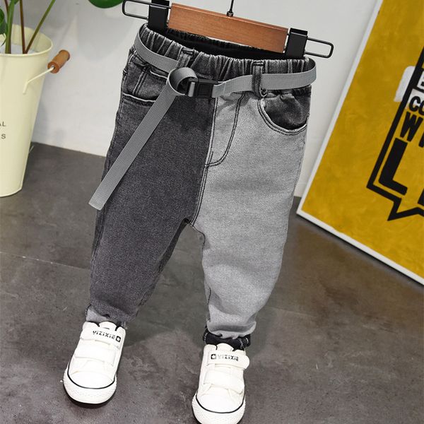 children jeans 2019 spring fashion kids double-colour patchwork trousers for baby boys denim pants with belt clj101, Blue
children jeans 2019 spring fashion kids double-colour patchwork trousers for baby boys denim pants with belt clj101, Blue