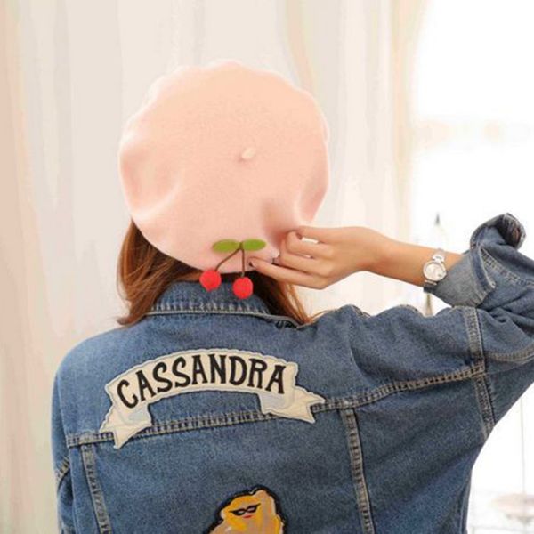 vintage style women's berets handmade cherry wool beret sweet ladylike cap painter cozy warm berets solid color, Blue;gray
vintage style women's berets handmade cherry wool beret sweet ladylike cap painter cozy warm berets solid color, Blue;gray