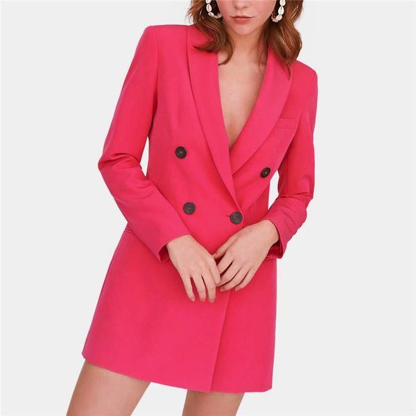 2019 new trendy red double breasted blazers outerwear coats women streetwear jackets coats female, White;black
2019 new trendy red double breasted blazers outerwear coats women streetwear jackets coats female, White;black
