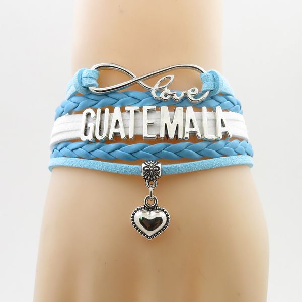 infinity national guatemala bracelet heart charm argentina national flag bracelets & bangles for woman and man bracelets, Golden;silver
infinity national guatemala bracelet heart charm argentina national flag bracelets & bangles for woman and man bracelets, Golden;silver