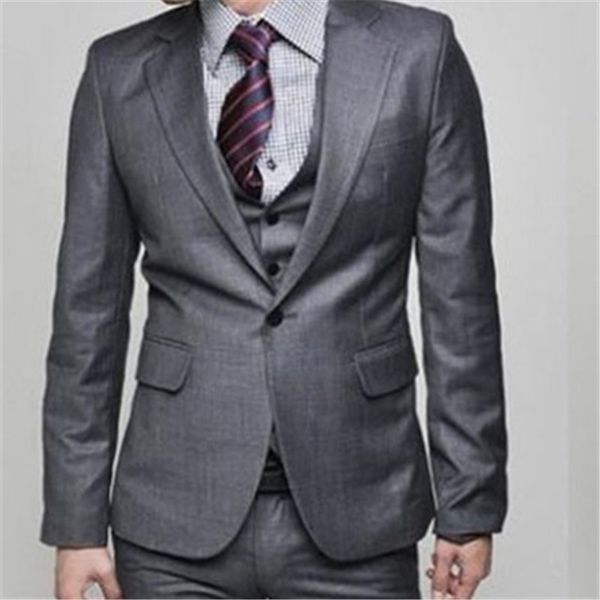 custom made slim fit grey groom tuxedos notch lapel man suits groomsman men wedding suit ( jacket+pants+vest+tie, White;black
custom made slim fit grey groom tuxedos notch lapel man suits groomsman men wedding suit ( jacket+pants+vest+tie, White;black