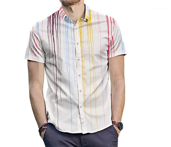 ink print shirt summer fashion short sleeve lapel shirt designer slim fit clothing mens color splash, White;black
ink print shirt summer fashion short sleeve lapel shirt designer slim fit clothing mens color splash, White;black