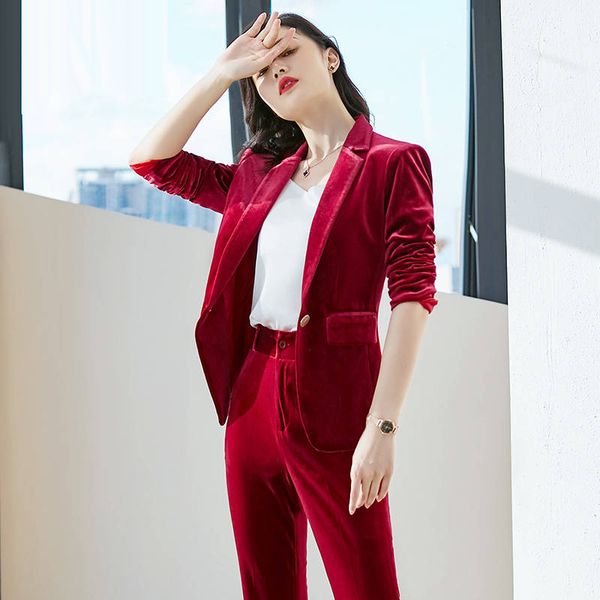 sitruuna 2020 solid spring women business pant suits uniform formal jacket pant blazer set velvet single breasted blazer, White;black
sitruuna 2020 solid spring women business pant suits uniform formal jacket pant blazer set velvet single breasted blazer, White;black