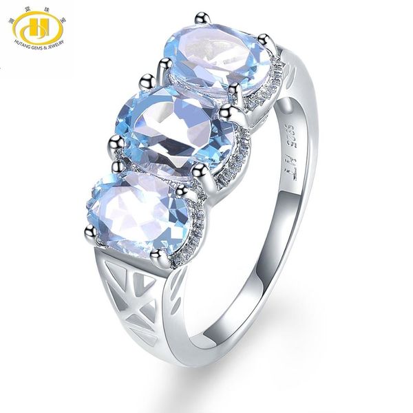 hutang 3.5ct natural gemstone women's ring blue z solid 925 sterling silver rings fine elegant jewelry for presents gift cj191205, Slivery;golden
hutang 3.5ct natural gemstone women's ring blue z solid 925 sterling silver rings fine elegant jewelry for presents gift cj191205, Slivery;golden