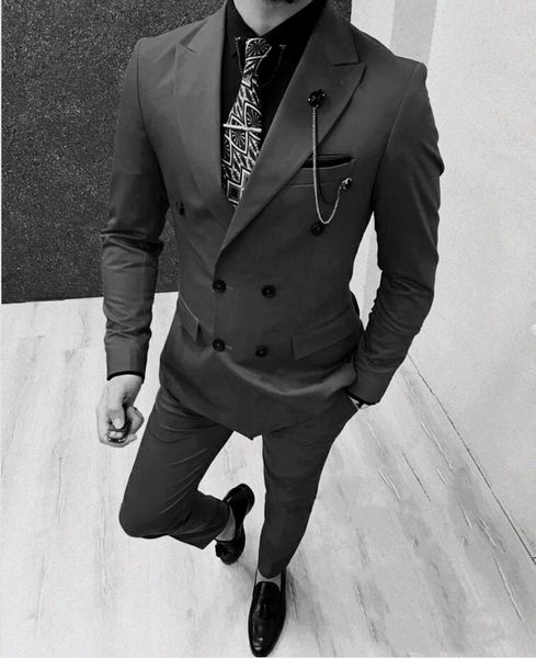 double-breasted groomsmen peak lapel wedding groom tuxedos men suits wedding/prom/dinner man blazer(jacket+tie+pants) t18, Black;gray
double-breasted groomsmen peak lapel wedding groom tuxedos men suits wedding/prom/dinner man blazer(jacket+tie+pants) t18, Black;gray