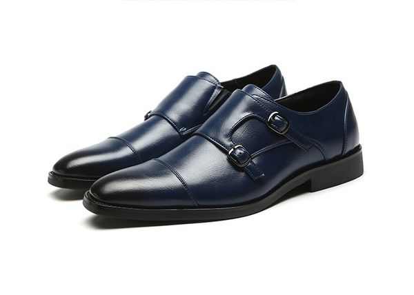 2020 men formal leather belt buckle pointed toe weddings men dress business shoes party leather shoes, Black
2020 men formal leather belt buckle pointed toe weddings men dress business shoes party leather shoes, Black