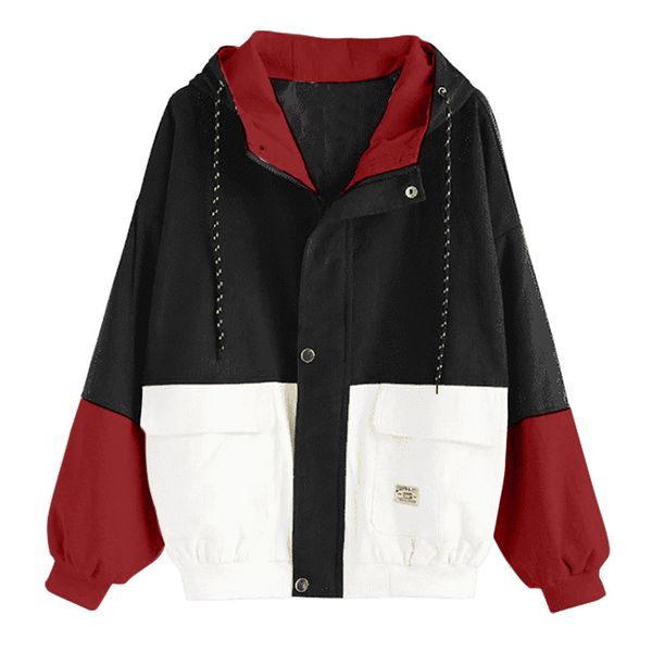 coat women long sleeve corduroy patchwork oversize jacket windbreaker patchwork coats overcoat high quality, Black;brown
coat women long sleeve corduroy patchwork oversize jacket windbreaker patchwork coats overcoat high quality, Black;brown