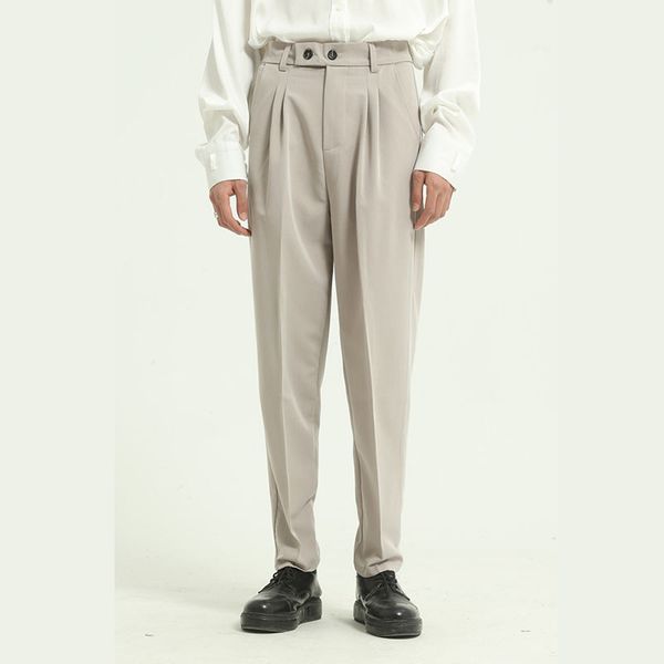 men business casual suit pant male vintage fashion japan korea streetwear trousers solid color pant polyester regular flat mid, Black
men business casual suit pant male vintage fashion japan korea streetwear trousers solid color pant polyester regular flat mid, Black