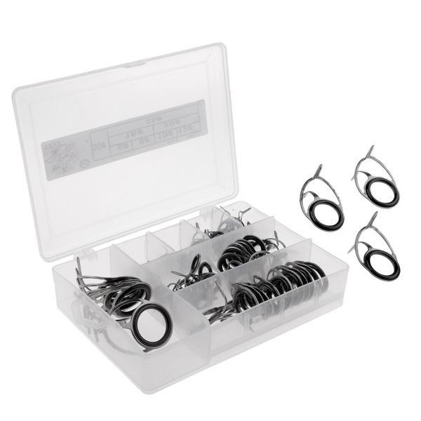 75pcs нержавеющей стали удочка руководство top ring совет ремкомплект расчесывания белый / черный / серый
75pcs нержавеющей стали удочка руководство top ring совет ремкомплект расчесывания белый / черный / серый