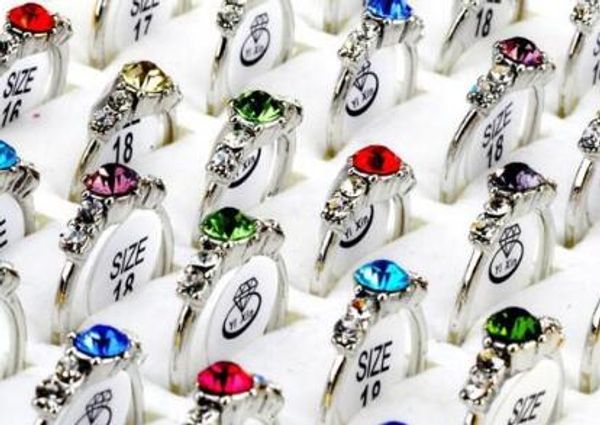 20Pcs lot Mixed CZ Crystal women Rings Elegant Party Jewellery Bulks 
20Pcs lot Mixed CZ Crystal women Rings Elegant Party Jewellery Bulks