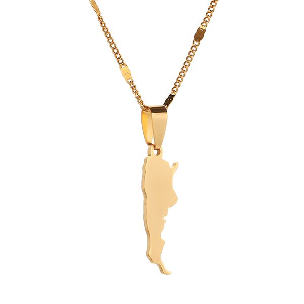 stainless steel fashion argentina map pendant necklaces argentine maps chain jewelry gifts, Silver
stainless steel fashion argentina map pendant necklaces argentine maps chain jewelry gifts, Silver
