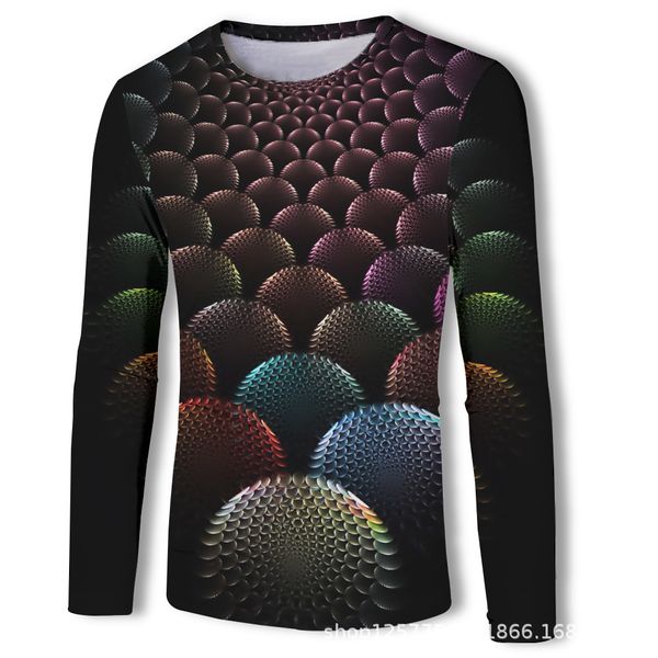 mens designer long sleeve t-shirt heavy metal digital printing 3dt shirt, White;black
mens designer long sleeve t-shirt heavy metal digital printing 3dt shirt, White;black