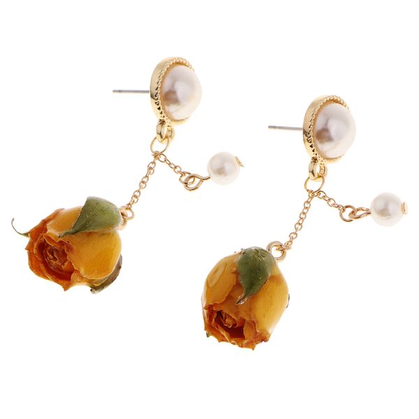 1 pair dangle earrings resin covered real flower charms natural dried flower pendants drop earrings for women fashion jewelry, Silver
1 pair dangle earrings resin covered real flower charms natural dried flower pendants drop earrings for women fashion jewelry, Silver