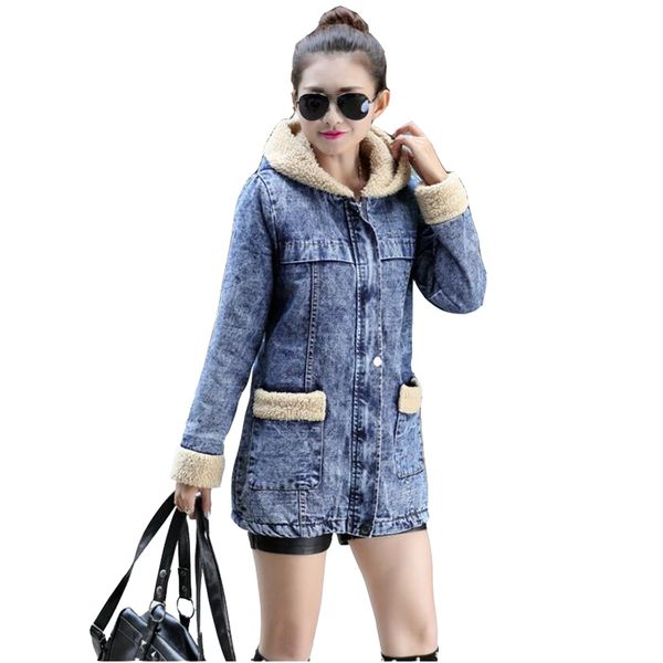 warm winter wool lining women bomber denim jackets 2019 new style european female jeans coats jaqueta feminina, Black;brown
warm winter wool lining women bomber denim jackets 2019 new style european female jeans coats jaqueta feminina, Black;brown