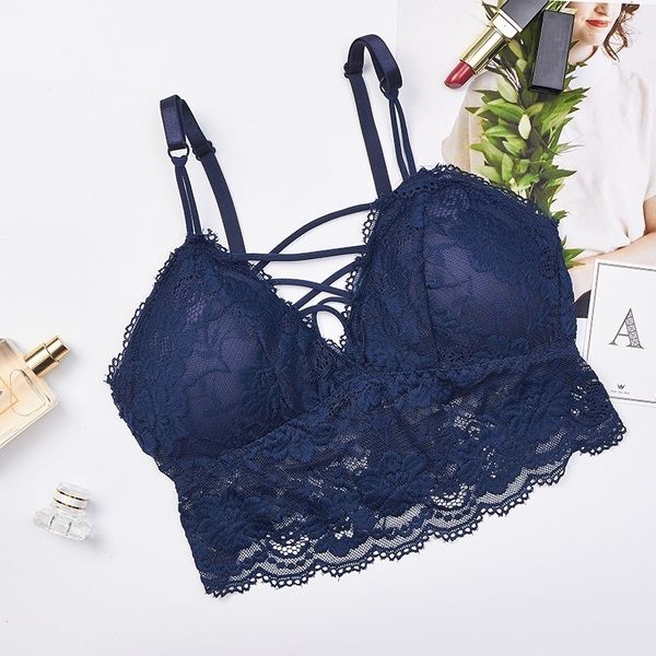 femme lingeries bralette bras back closure womens bra lace floral underwear bralette front cross none intimates lady bra underwear, Red;black
femme lingeries bralette bras back closure womens bra lace floral underwear bralette front cross none intimates lady bra underwear, Red;black