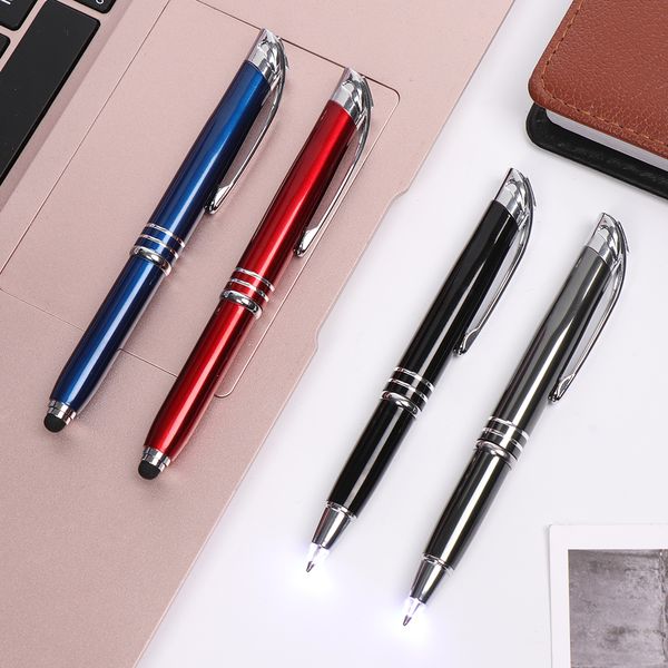 durable fashion creative led light shining ballpoint pen stainless steel metal ballpoint pen touchscreen office stationery, Blue;orange
durable fashion creative led light shining ballpoint pen stainless steel metal ballpoint pen touchscreen office stationery, Blue;orange