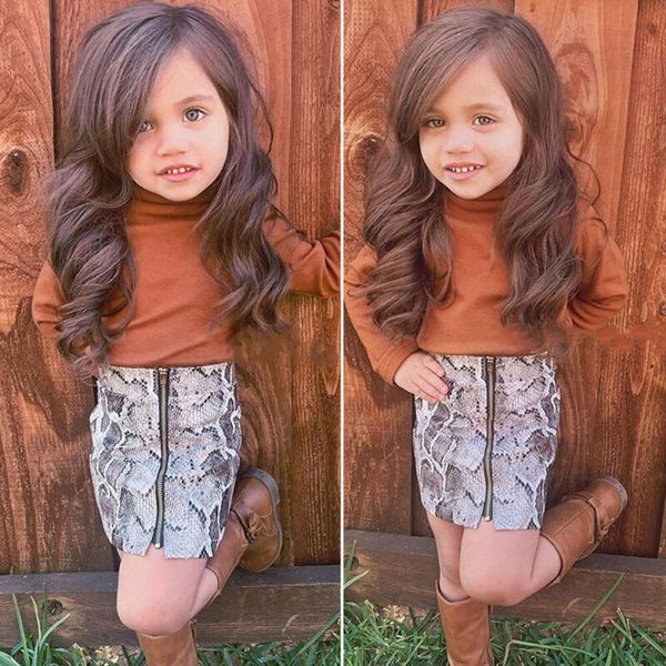 autumn toddler kid baby girl clothes set 2pcs turtleneck solid long sleeve snake print a-line skirt outfit, White
autumn toddler kid baby girl clothes set 2pcs turtleneck solid long sleeve snake print a-line skirt outfit, White