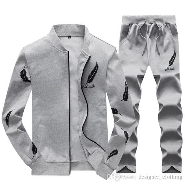 designer sports suit new sports sweater men's casual sports suit fashion baseball collar long-sleeved jacket men's jogging clothin, Gray
designer sports suit new sports sweater men's casual sports suit fashion baseball collar long-sleeved jacket men's jogging clothin, Gray