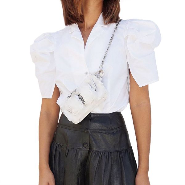women's blouses & shirts white short sleeve solid women puff vintage elegant shirt female streetwear spring summer
women's blouses & shirts white short sleeve solid women puff vintage elegant shirt female streetwear spring summer