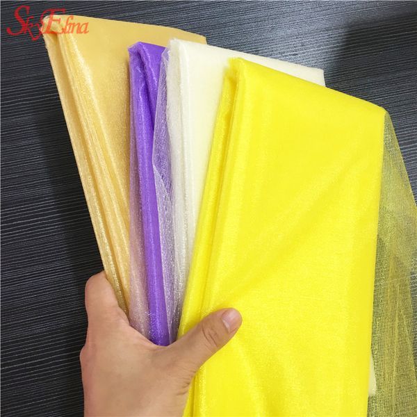 10m sheer crystal organza fabric tulle roll for wedding party decor crystal organza tulle wedding decoration arch 6z sh015-1
10m sheer crystal organza fabric tulle roll for wedding party decor crystal organza tulle wedding decoration arch 6z sh015-1