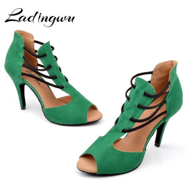 ladingwu autumn and winter dance boots woman's latin dance shoes green flannel soft bottom ballroom shoes salsa
ladingwu autumn and winter dance boots woman's latin dance shoes green flannel soft bottom ballroom shoes salsa