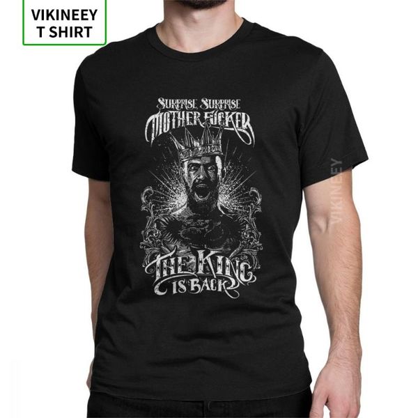 surprise the king is back conor mcgregor t-shirt man short sleeved awesome tee shirt crew neck 100% cotton clothes grey t shirt, White;black
surprise the king is back conor mcgregor t-shirt man short sleeved awesome tee shirt crew neck 100% cotton clothes grey t shirt, White;black