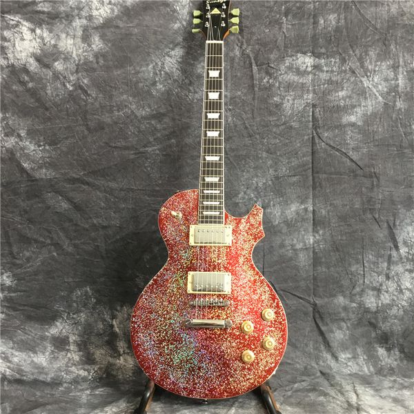 new type lp electric guitar, large particles of gold powder. classic lp electric guitar, real shooting, ing
new type lp electric guitar, large particles of gold powder. classic lp electric guitar, real shooting, ing