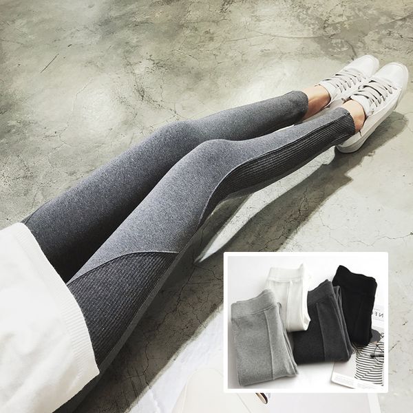 leggings women's outer wear cotton autumn korean-style versatile joint thread skinny pants long johns large size high-waisted ca, Black
leggings women's outer wear cotton autumn korean-style versatile joint thread skinny pants long johns large size high-waisted ca, Black