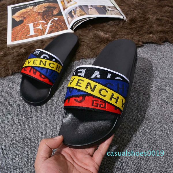 with box 2019 slides summer luxury designer beach indoor flat sandals slippers house flip flops with spike sandal 1681 c19, Red;white
with box 2019 slides summer luxury designer beach indoor flat sandals slippers house flip flops with spike sandal 1681 c19, Red;white
