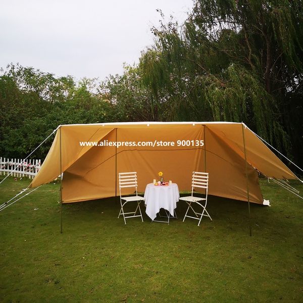 outdoor large family camping tent sunshade canopy shelter tent roof awning for barbecue
outdoor large family camping tent sunshade canopy shelter tent roof awning for barbecue