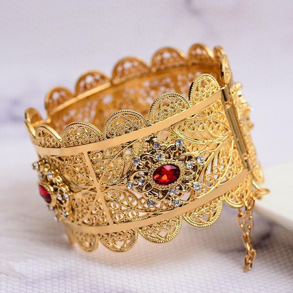 24k gold bangles for women gold dubai bride zircon wedding ethiopian bracelet africa bangle arab jewelry zircon bracelet, Black
24k gold bangles for women gold dubai bride zircon wedding ethiopian bracelet africa bangle arab jewelry zircon bracelet, Black