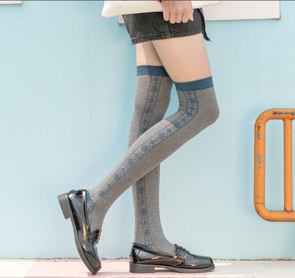 women's over knee socks cotton college style trendy high stockings thin thigh socks fashion girls, Black;white
women's over knee socks cotton college style trendy high stockings thin thigh socks fashion girls, Black;white