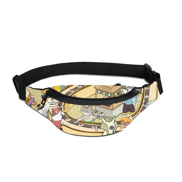 kawaii neko atsume cat running waist bag girls printing your own design hip belt fanny pack women phone pouch chest bag
kawaii neko atsume cat running waist bag girls printing your own design hip belt fanny pack women phone pouch chest bag