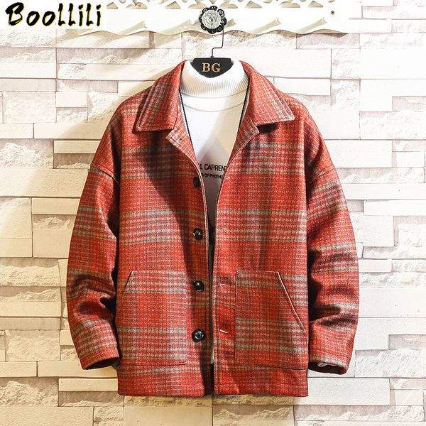2020 casual hip hop winter fashion brand clothes fleece thick warm woolen overcoat blend plaid men's coat, Black
2020 casual hip hop winter fashion brand clothes fleece thick warm woolen overcoat blend plaid men's coat, Black