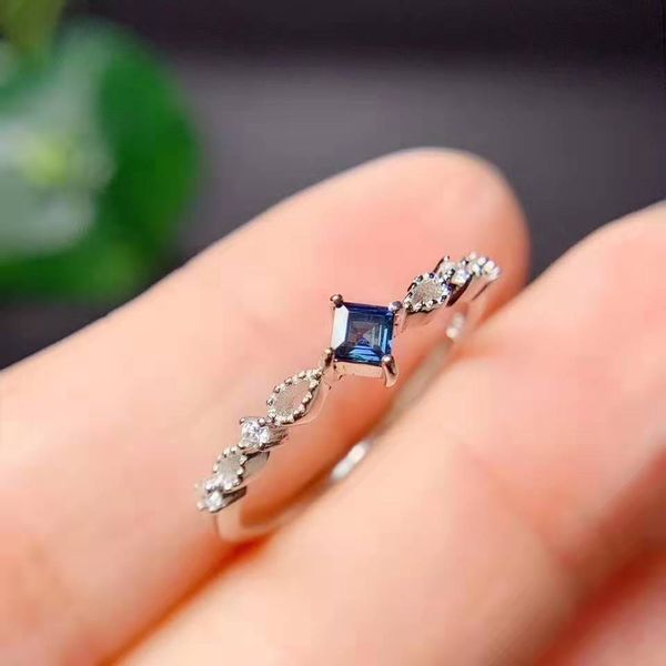 natural blue sapphire 925 silver jewelry ring women fine jewelry 4mm, Golden;silver
natural blue sapphire 925 silver jewelry ring women fine jewelry 4mm, Golden;silver