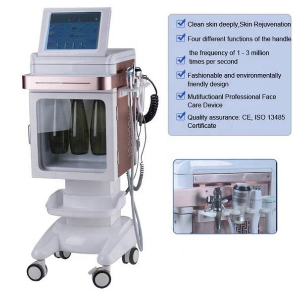 2019 hydrafacial machine hydra microdermabration rf bio current face lift oxygen spray gun ultrasonic massage skin tightening skin care, Black;white
2019 hydrafacial machine hydra microdermabration rf bio current face lift oxygen spray gun ultrasonic massage skin tightening skin care, Black;white