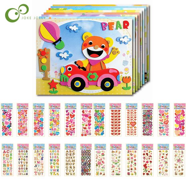 15pcs/lot 3d eva foam sticker puzzle game diy cartoon animal learning education toys cartoon anime stickers for children yjn
15pcs/lot 3d eva foam sticker puzzle game diy cartoon animal learning education toys cartoon anime stickers for children yjn