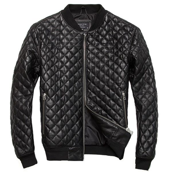 genuine 2020 plaid cotton liner sheepskin casual baseball ball jacket men's winter real leather coat black color
genuine 2020 plaid cotton liner sheepskin casual baseball ball jacket men's winter real leather coat black color