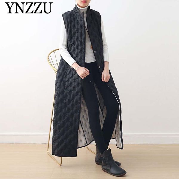 fashion women sleeveless parkas 2019 winter high collar irregular long jacket female elegant loose chic outwear vest ynzzu 9o057, Black;white
fashion women sleeveless parkas 2019 winter high collar irregular long jacket female elegant loose chic outwear vest ynzzu 9o057, Black;white