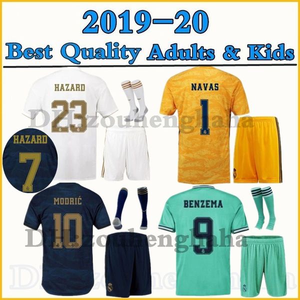 2019 2020 camiseta real madrid hazard kids soccer jersey kits 19 20 home away 3rd marcelo sergio ramos kroos benzema maillots traje, Black
2019 2020 camiseta real madrid hazard kids soccer jersey kits 19 20 home away 3rd marcelo sergio ramos kroos benzema maillots traje, Black