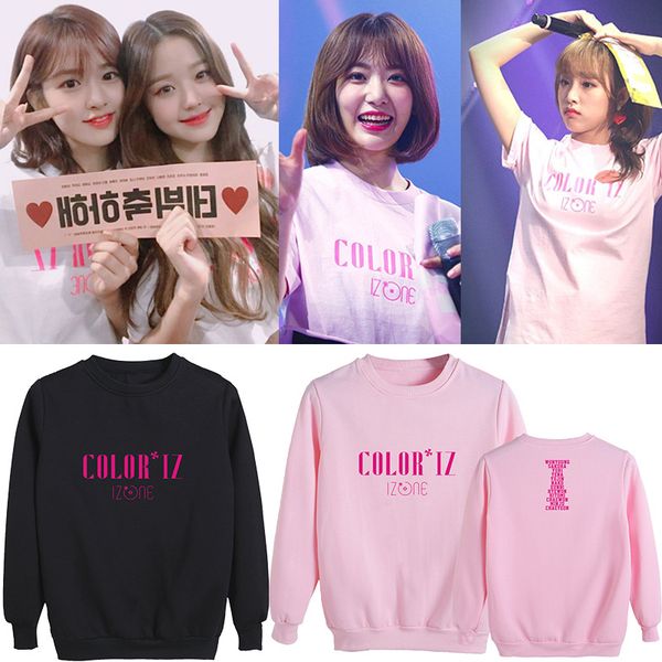 kpop izone debut coloriz concert with the same paragraph round neck sweater male and female students dropshipping, White;black
kpop izone debut coloriz concert with the same paragraph round neck sweater male and female students dropshipping, White;black
