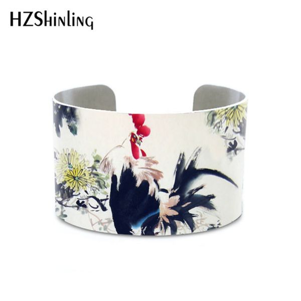 fashion jewellery 2019 chinese pastoral chicken painting cuff bracelet art handmade metal bangle adjustable jewelry cuffs men, Black
fashion jewellery 2019 chinese pastoral chicken painting cuff bracelet art handmade metal bangle adjustable jewelry cuffs men, Black