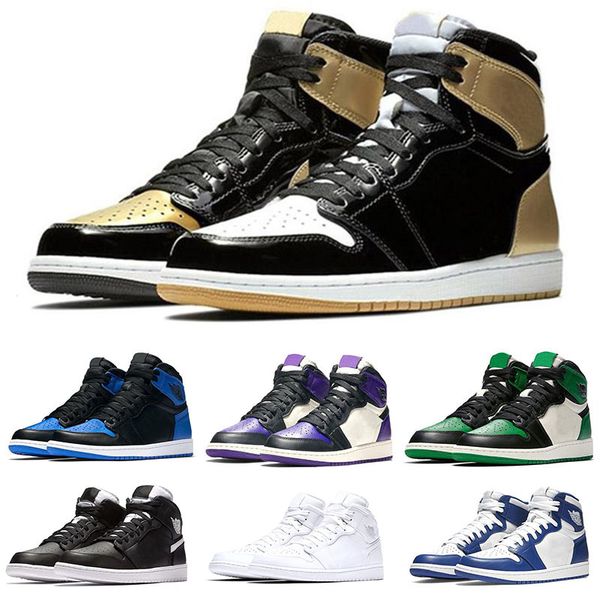 2019 Top Quality Mid 1 Mens 1s Basketball Shoes Triple Dark Gold White Black CNY Sports Shoes Designer Men Sneakers Trainers Size 13
2019 Top Quality Mid 1 Mens 1s Basketball Shoes Triple Dark Gold White Black CNY Sports Shoes Designer Men Sneakers Trainers Size 13