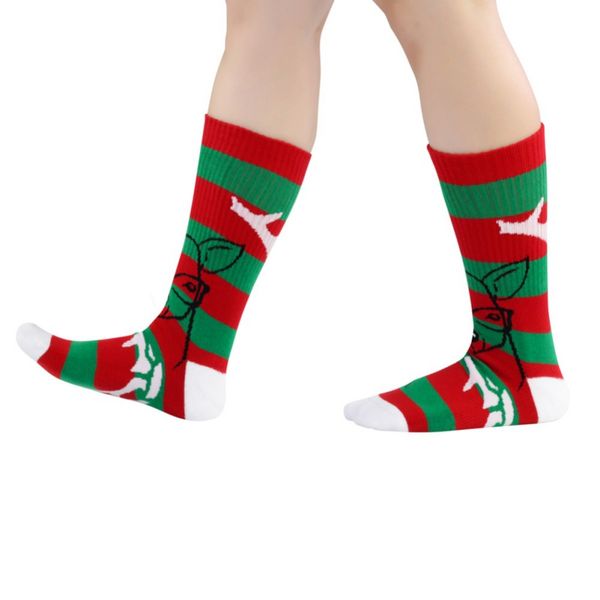 1 pair christmas socks women men printed cotton elastic fiber lightweight anti-sweat compression hosiery, Black
1 pair christmas socks women men printed cotton elastic fiber lightweight anti-sweat compression hosiery, Black