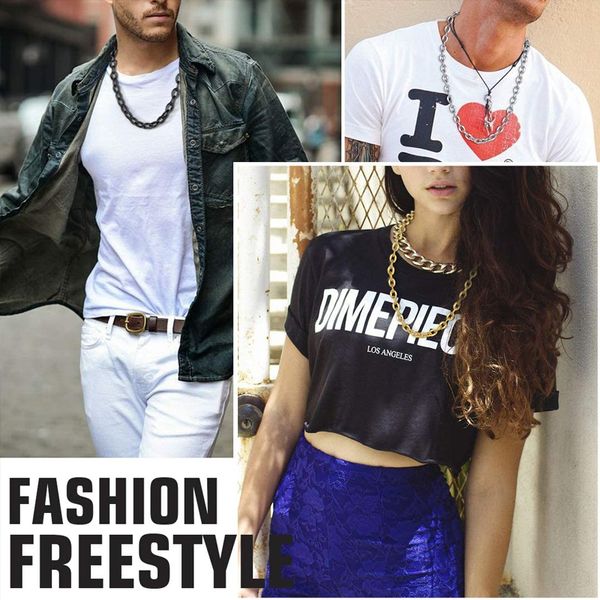 hip hop chain necklaces for women stainless steel long necklace fashion charm big necklace choker chain neck for men wholesale, Silver
hip hop chain necklaces for women stainless steel long necklace fashion charm big necklace choker chain neck for men wholesale, Silver
