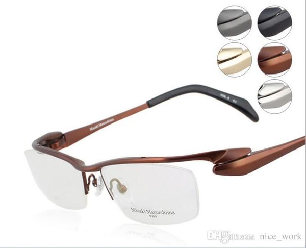 Brand gla e pure titanium ma aki mat u hima eyegla e men optical gla e frame eyewar frame pectacle frame treamline gla e mf 1153, Black
Brand gla e pure titanium ma aki mat u hima eyegla e men optical gla e frame eyewar frame pectacle frame treamline gla e mf 1153, Black